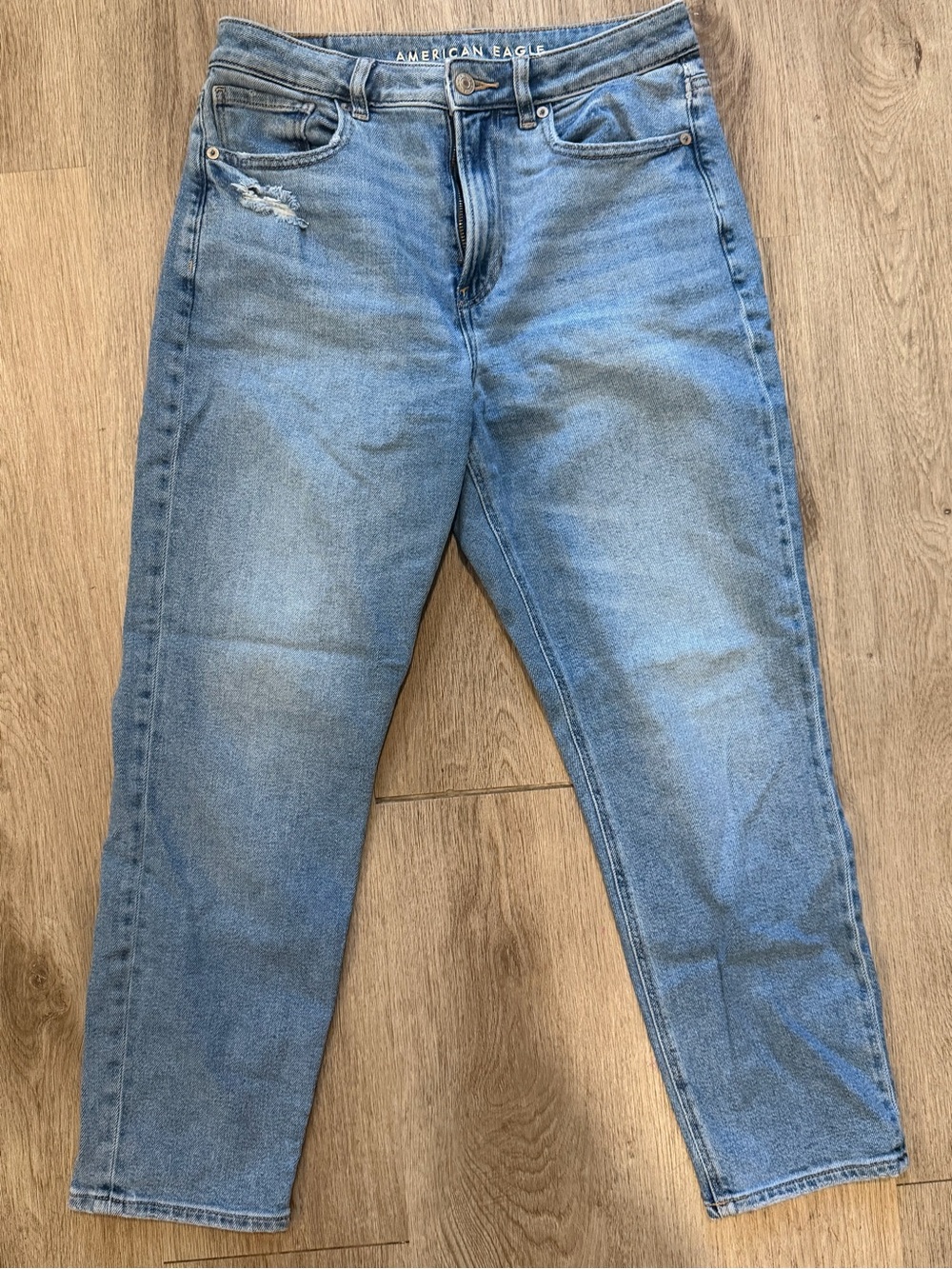 American Eagle Outfitters Men’s Light Blue Slim Straight Jeans